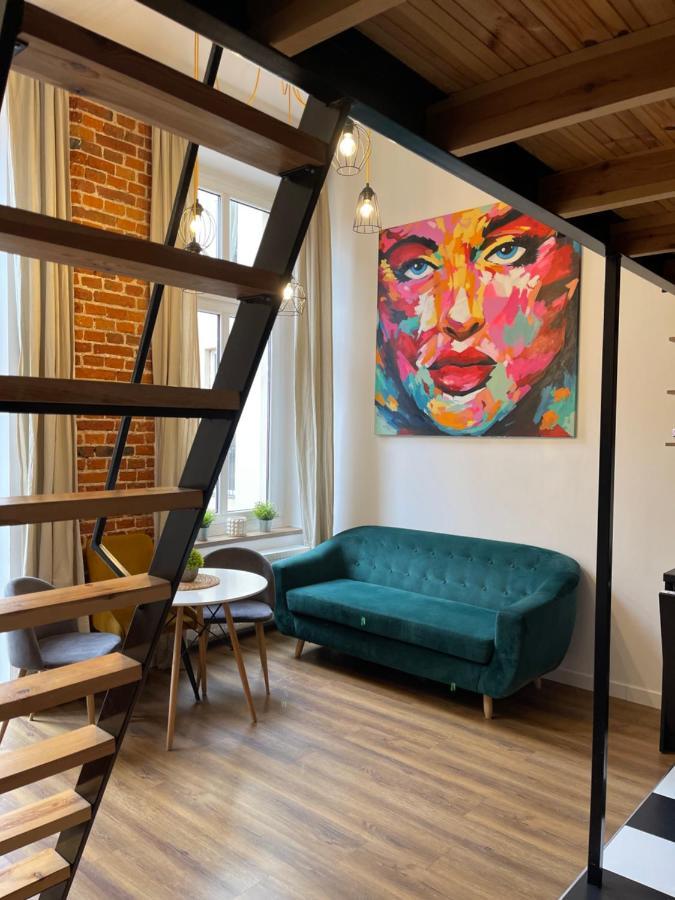 Apartamento Urokliwy Loft W Ncl Kamienica Vabank 34 Łódź Exterior foto